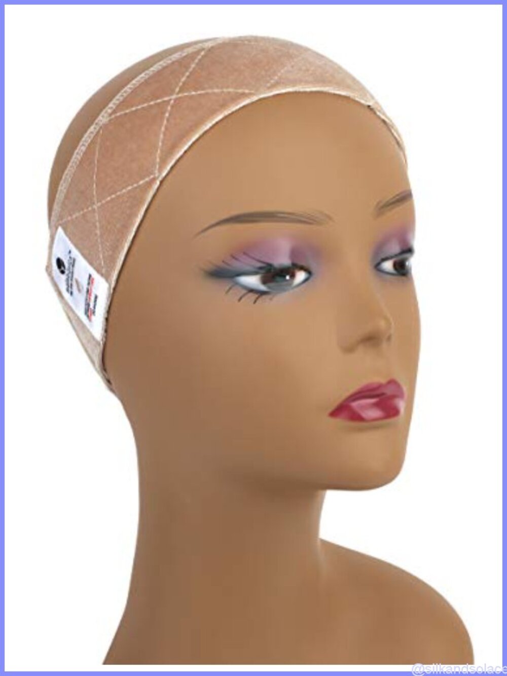 Wig Grip Band Polyester Spandex Adjustable Velcro Secure Hold Headband